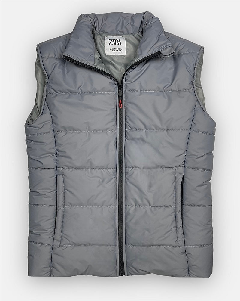 Z.A.R.A Premium Puffer Jacket (Steel Grey)