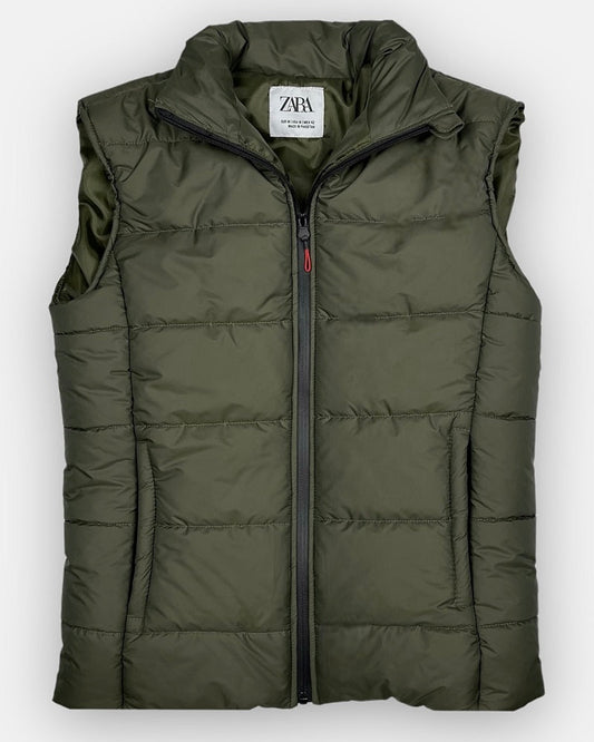 Z.A.R.A Premium Puffer Jacket (Olive Green)