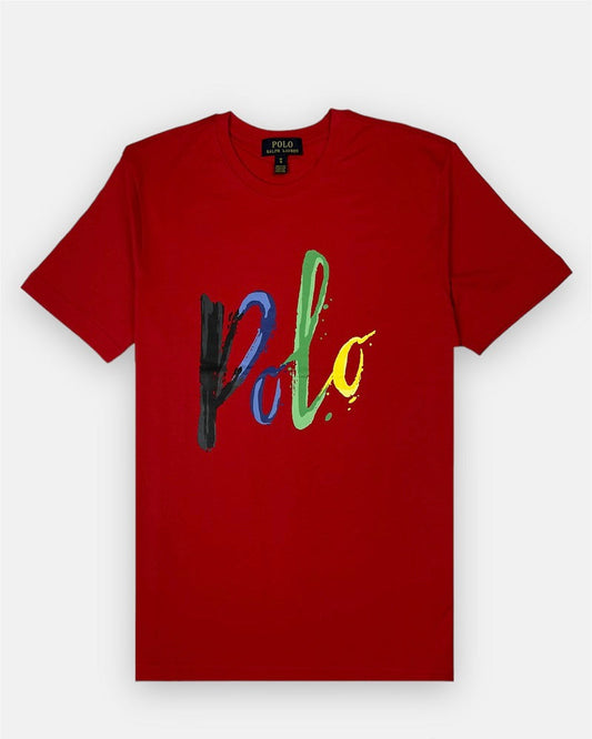 RL Premium Multi-Polo t-shirt (Red)