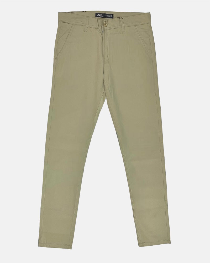 Z.A.R.A Premium Cotton Chino (Khaki)