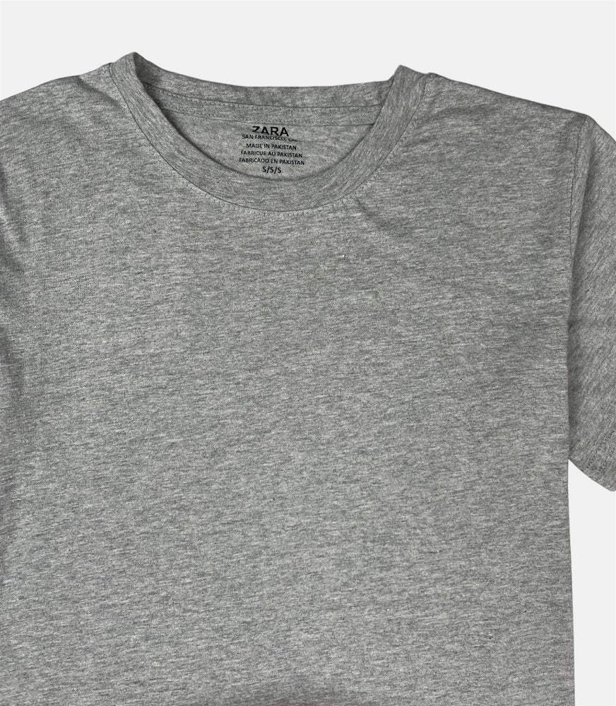 Z.A.R.A Basic T-shirt (Heather Grey)