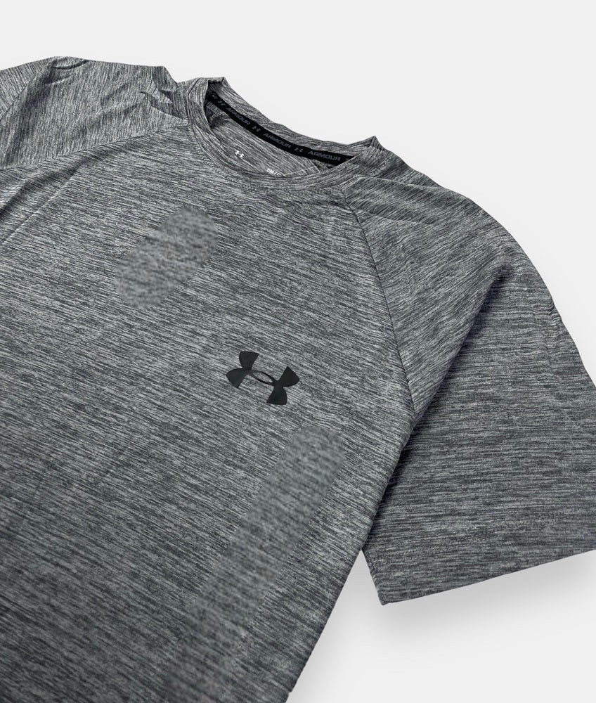 UA Imported Dri-Fit T-Shirt (Melange Heather Grey)