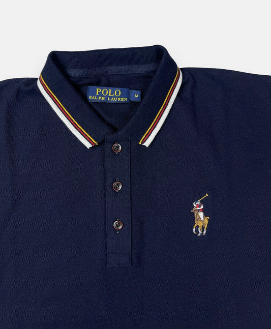 RL Multi-Horse Polo Shirt (Navy Blue)