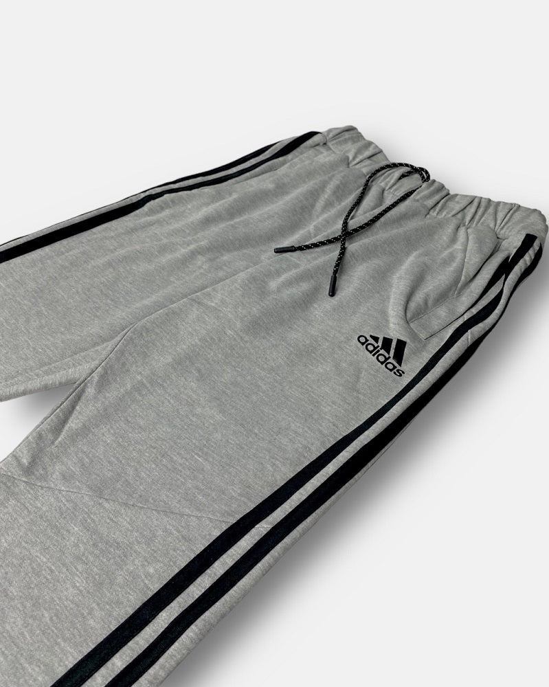 ADDAS Premium Cotton Tracksuit (Heather Gray)