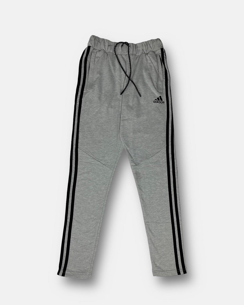 ADDAS Premium Cotton Tracksuit (Heather Gray)