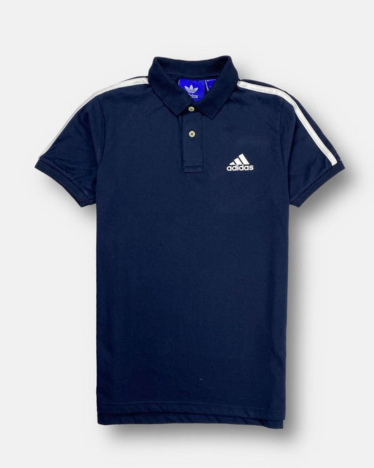 ADDAS Premium Cotton Polo Shirt (Navy Blue)