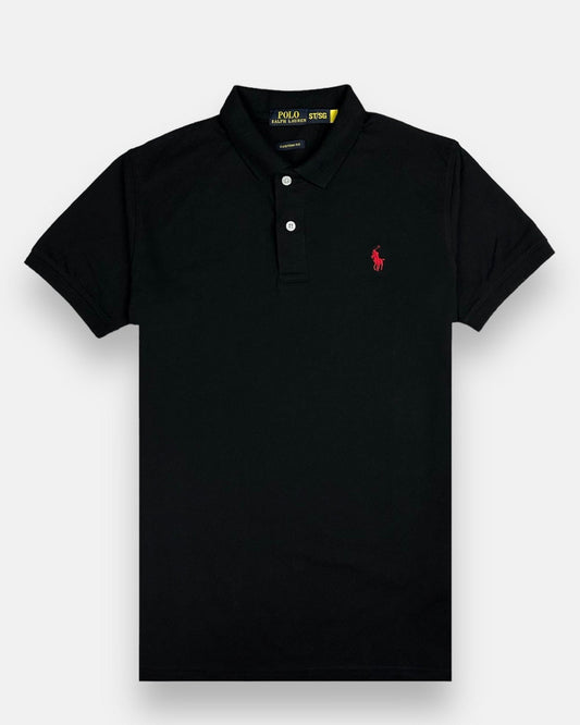 RL Small Pony Polo Shirt (Black)