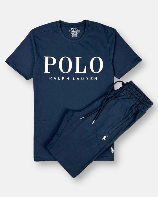 RL Polo Premium Cotton Tracksuit (Navy Blue)