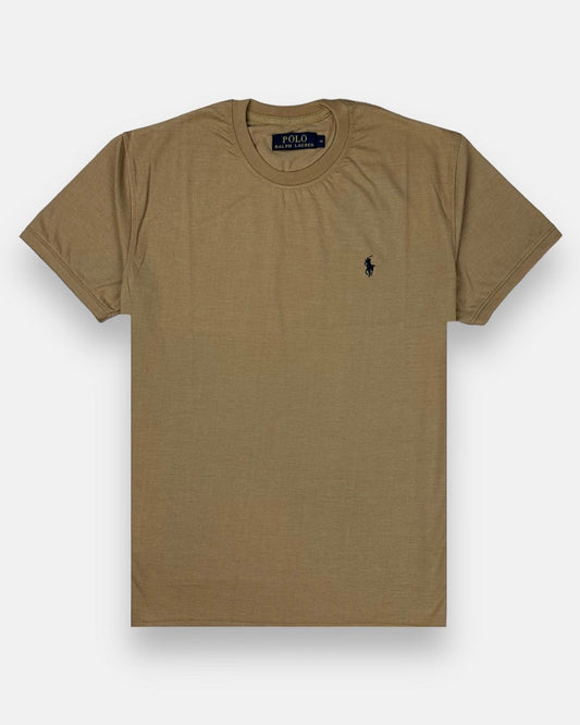 RL Premium Small Pony T-shirt Beige