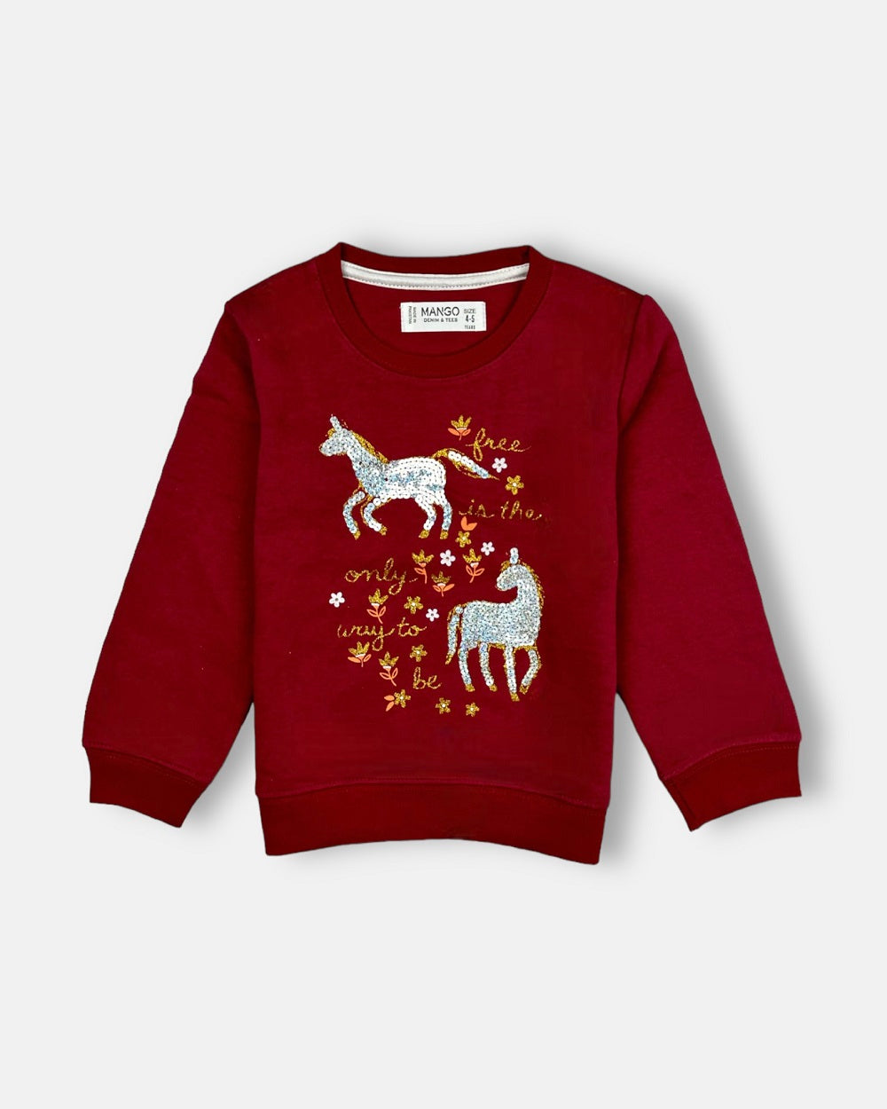 Mngo kids Girls SweatShirt Red