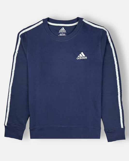 ADDAS Cotton Terry SweatShirt Navy Blue