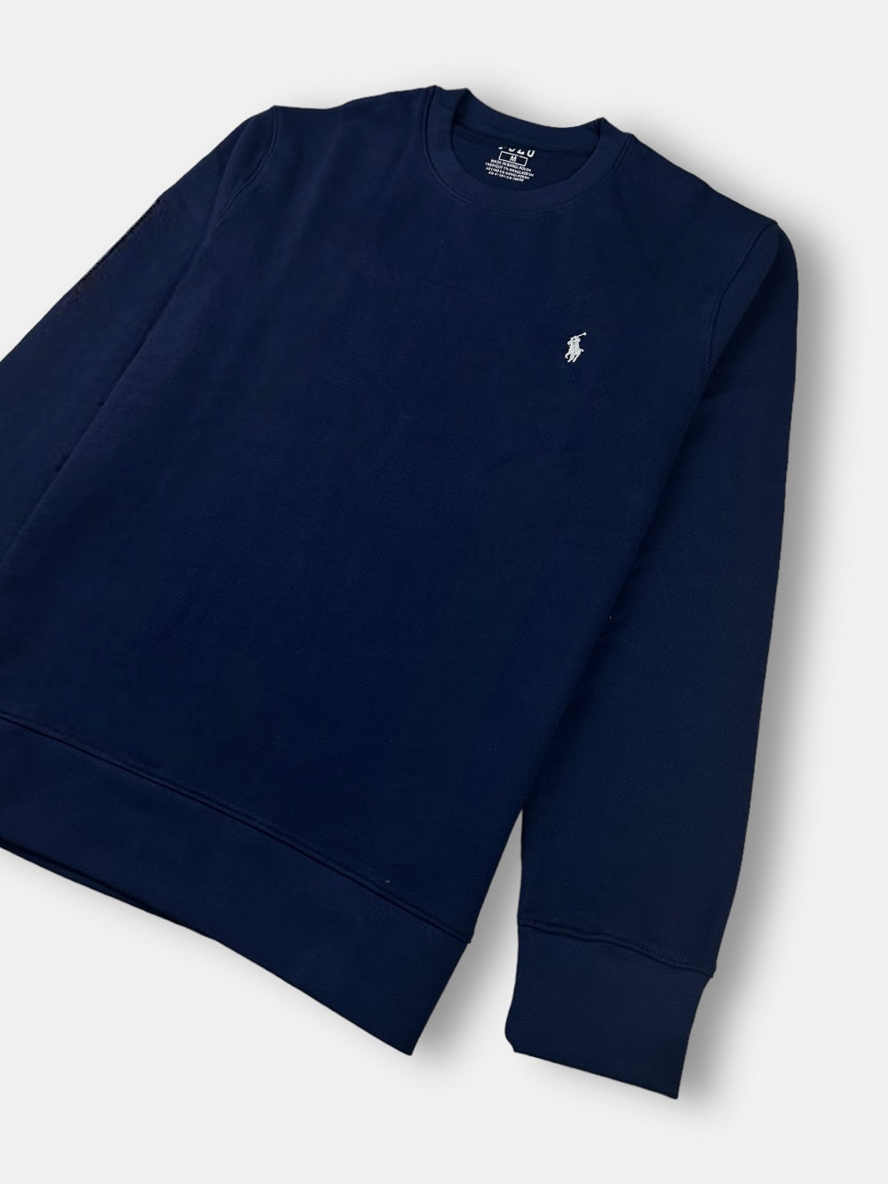 RL Small Pony Cotton terry SweatShirt Navy Blue