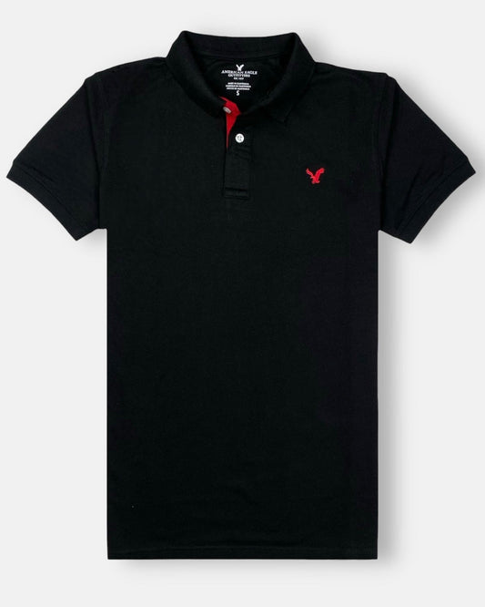 Amrcn Eagle Premium Polo shirt Black