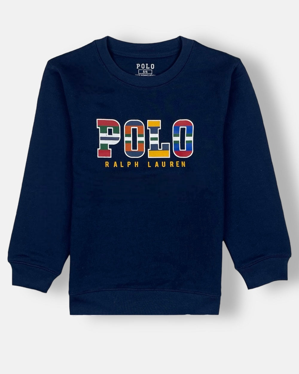 RL Multi Polo Kids Sweatshirt Navy Blue