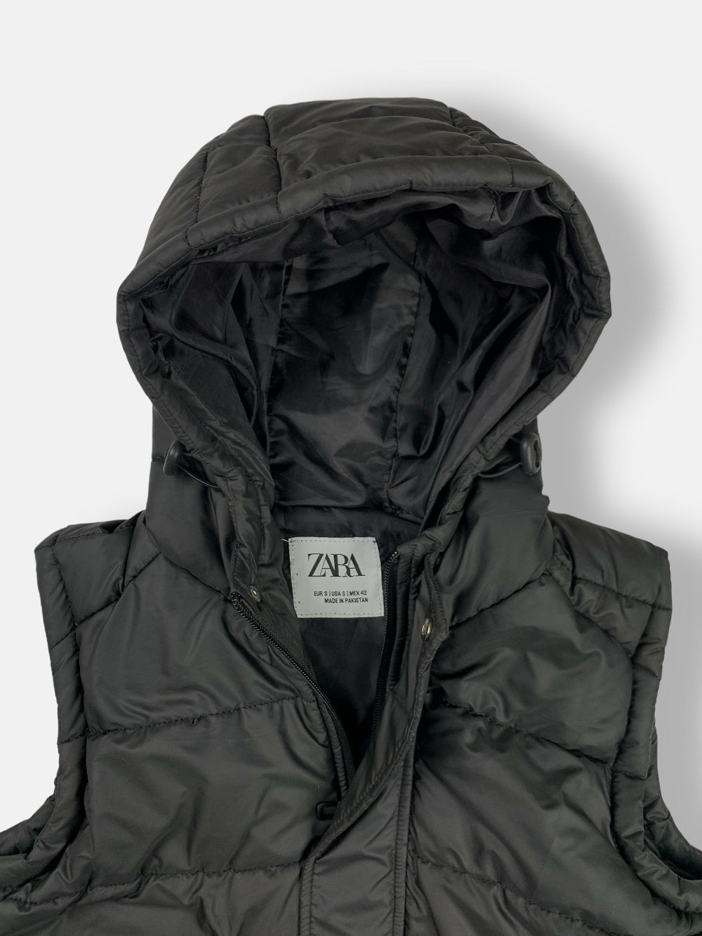 Z.A.R.A Premium Puffer Hood Jacket (Black)