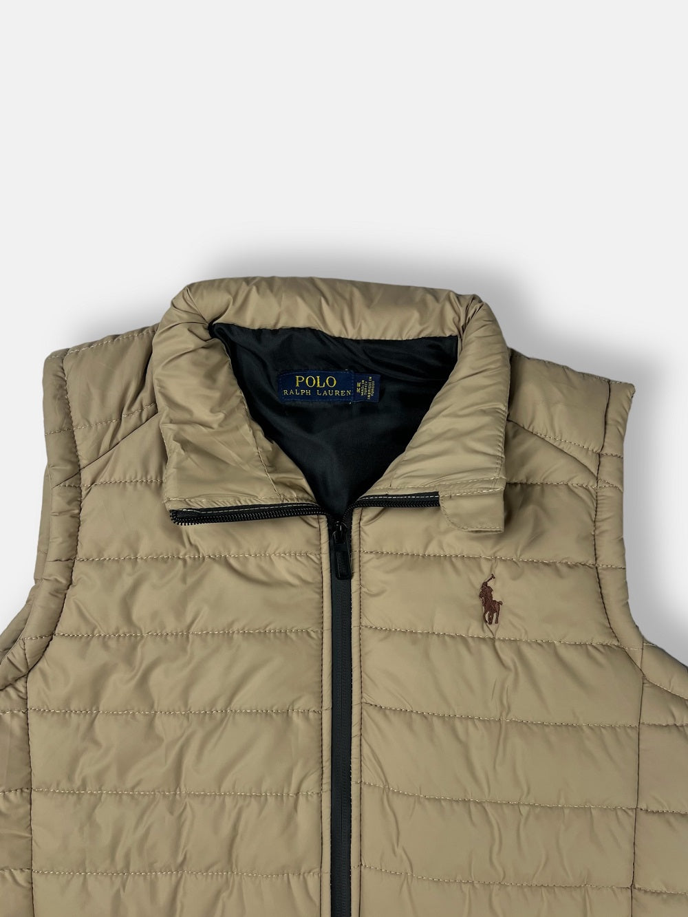 RL premium Small Pony Puffer Jacket (Khaaki)