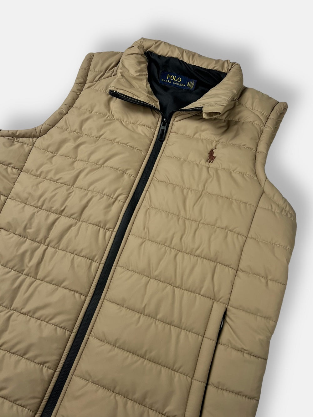 RL premium Small Pony Puffer Jacket (Khaaki)