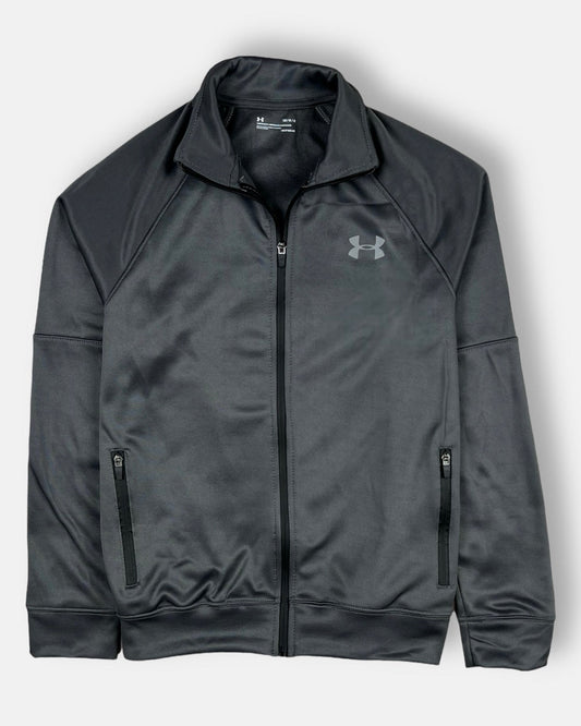 UA Imported polyester Fleece Tracksuit (Dark grey)