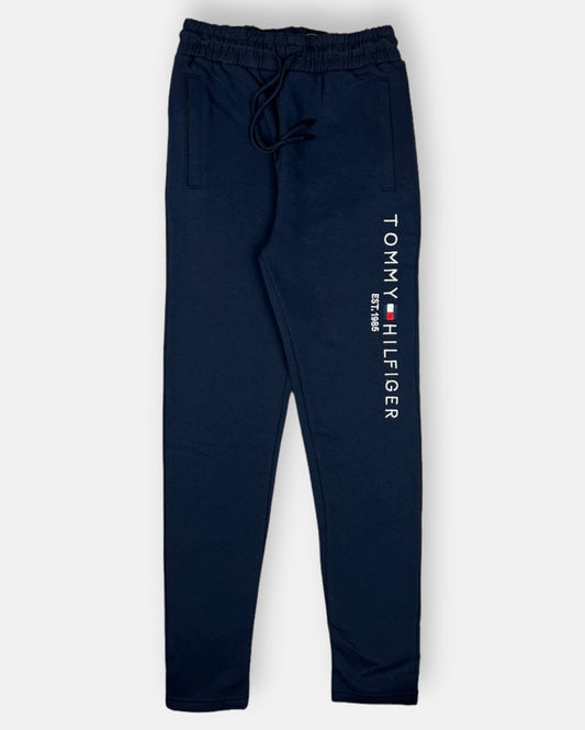 Tommy Premium Cotton Fleece Trouser (Navy Blue)