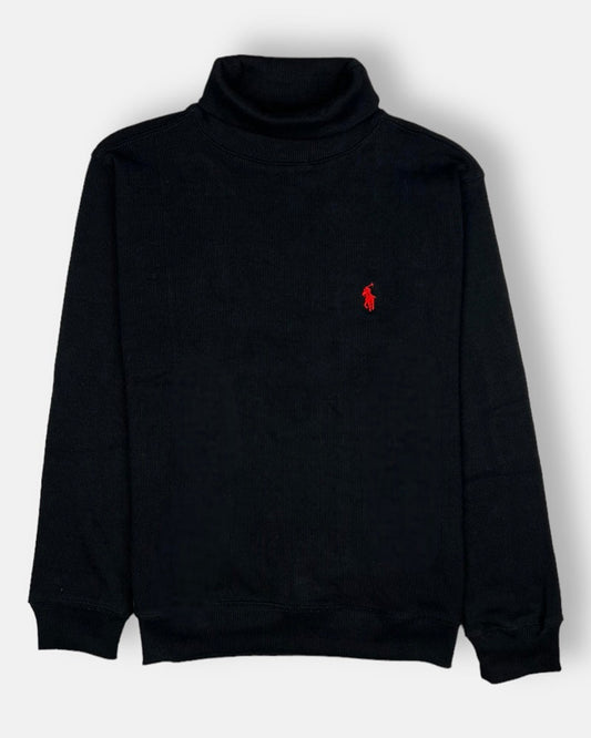 RL Premium Small Pony Turtle Neck (Black)