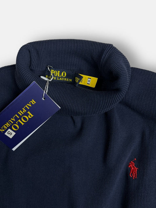 RL Premium Small Pony Turtle Neck (Navy Blue)
