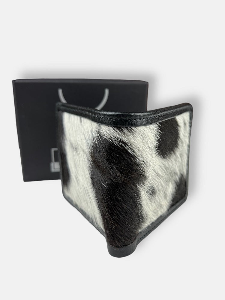 Premium Goat Fur Wallet (Black&White)