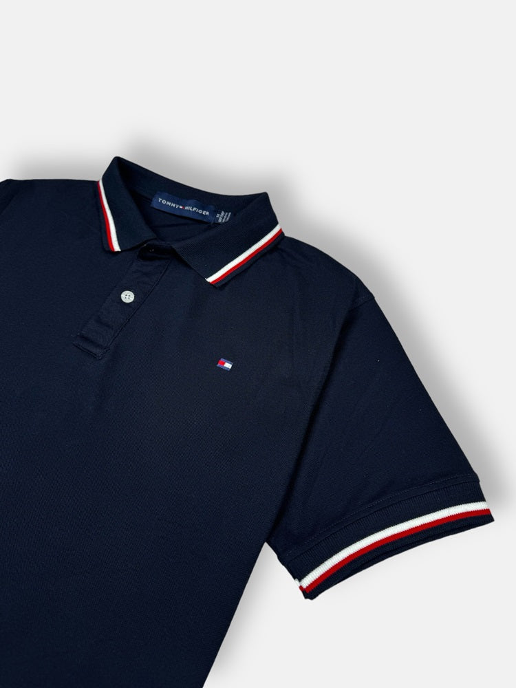 TH Premium Tipping Polo Shirt (Navy Blue)