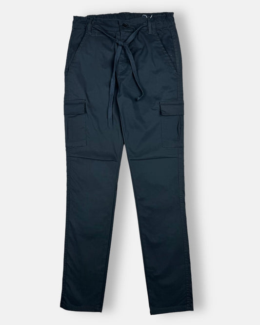 RL Imported Six Pocket Cotton Waist Jogger Trouser (Navy Blue)