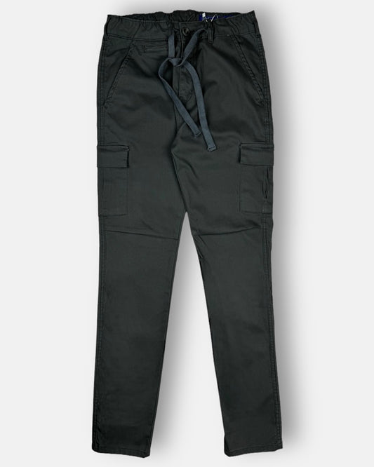 RL Imported Six Pocket Cotton Waist Jogger Trouser (Dark Grey)
