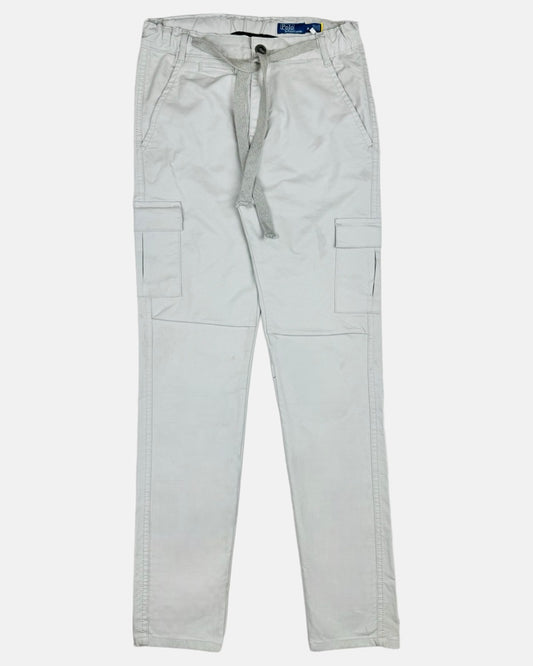 RL Imported Six Pocket Cotton Waist Jogger Trouser (Light Grey)