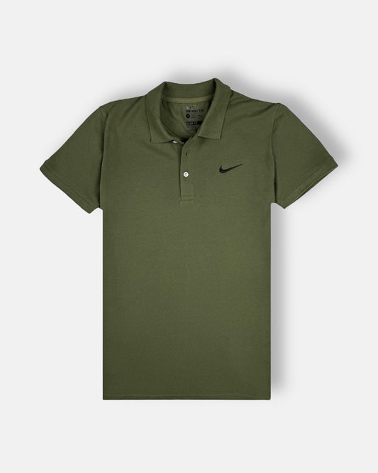 NKE Premium Polo Shirt (Olive Green)