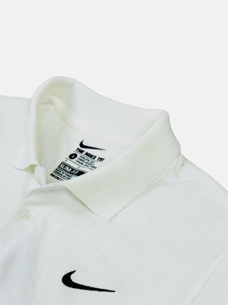 NKE Premium Polo Shirt (White)