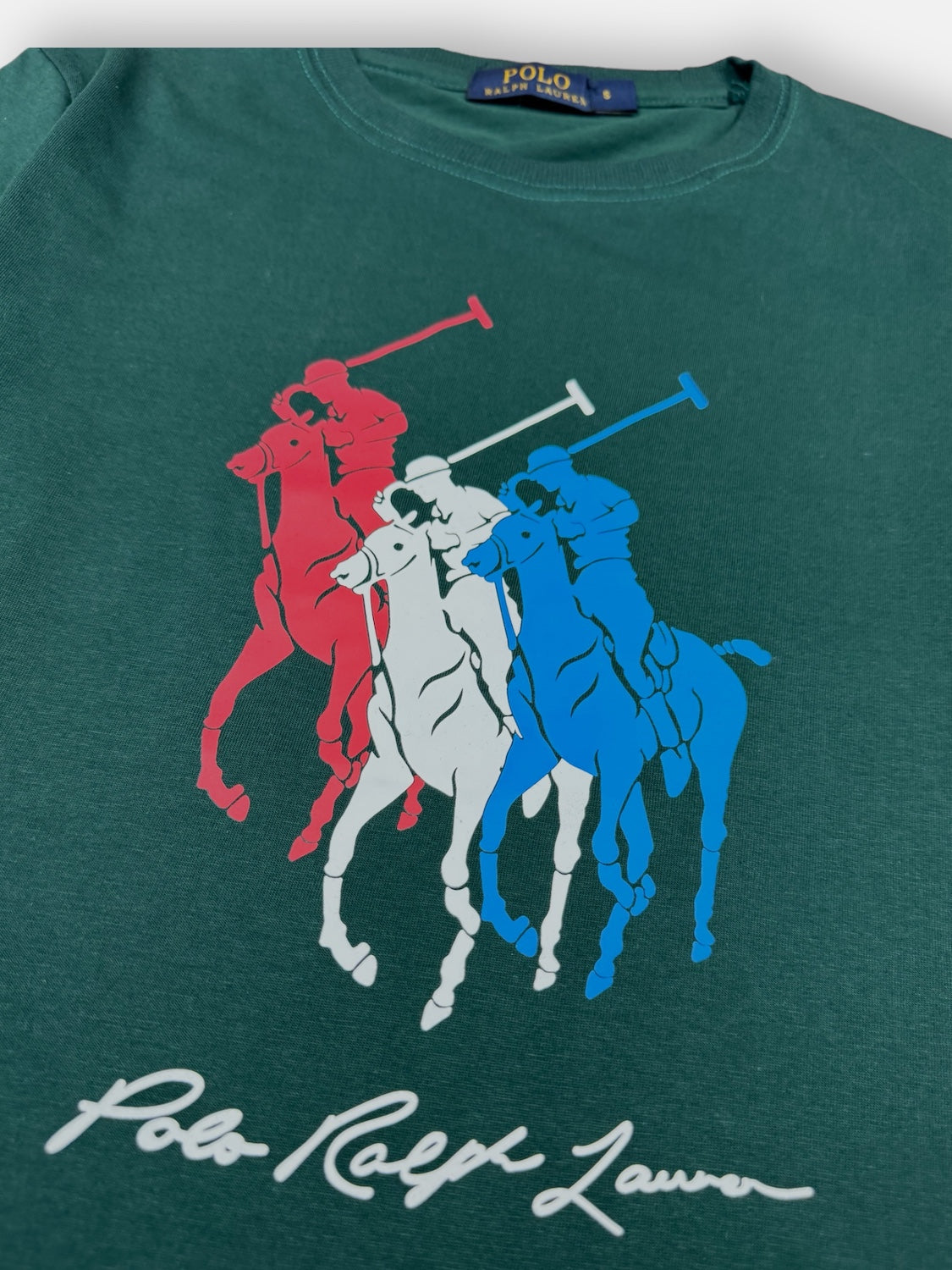 RL Premium 3 Big Pony T-Shirt (Green)