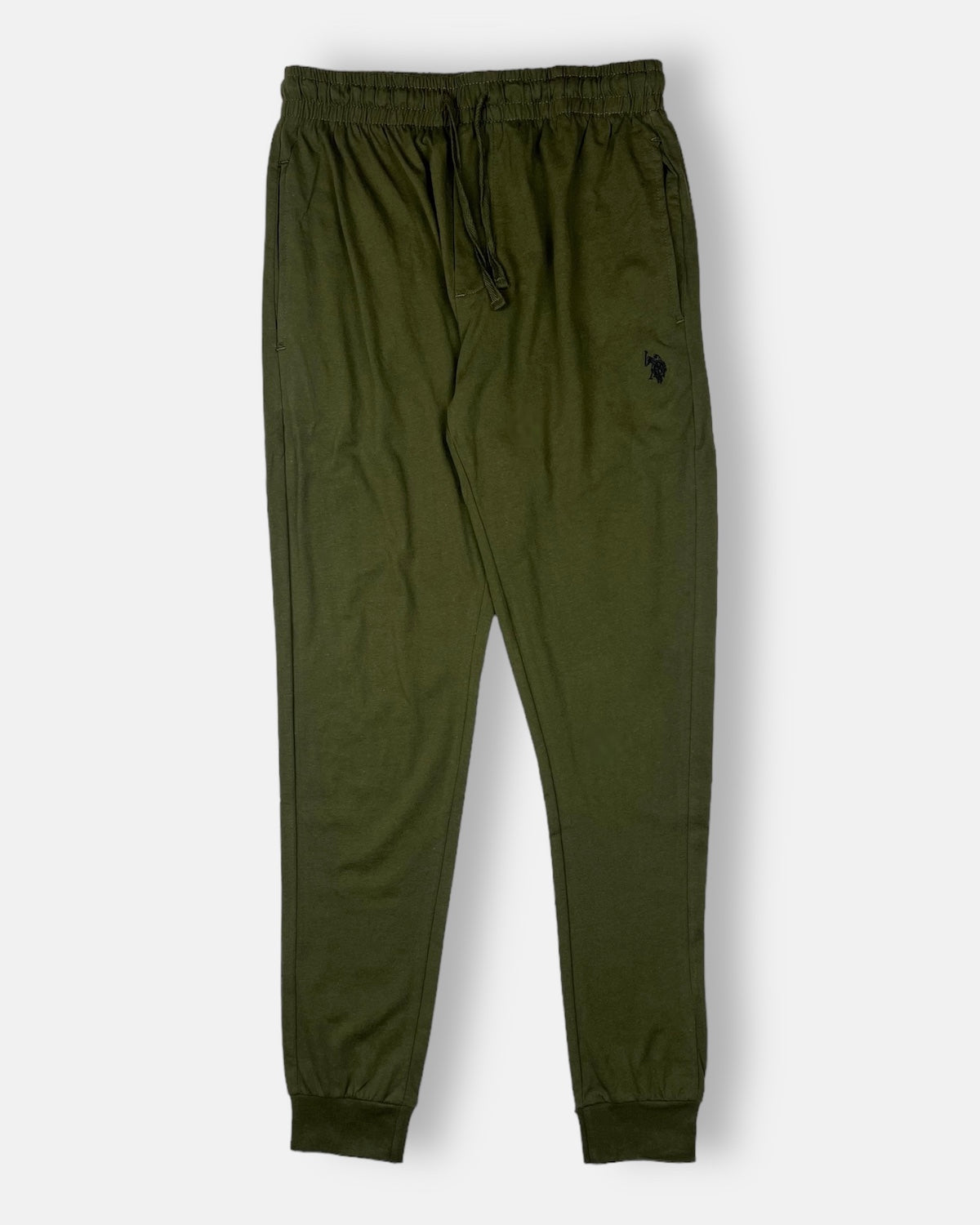 US PLO Premium Cotton Jersey Summer Trouser (Olive Green)