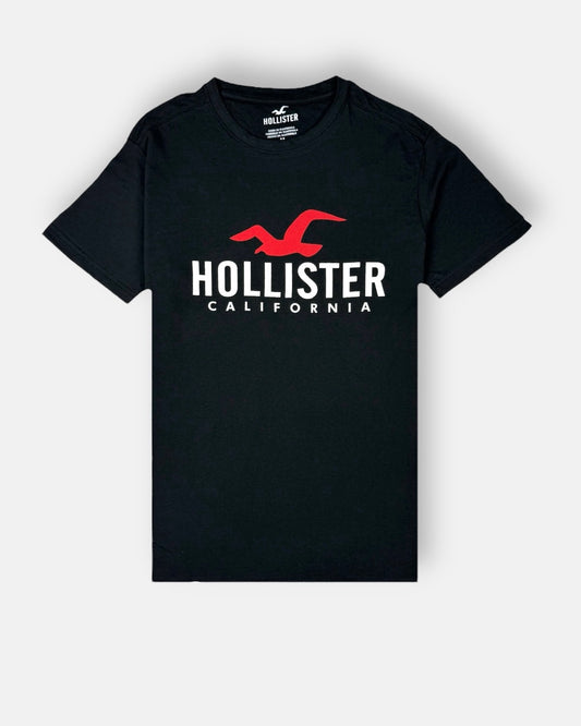 Holister Premium Cotton T-shirt (Black)