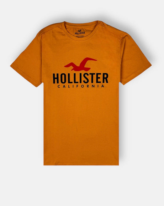 Holister Premium Cotton T-shirt (Mustard)