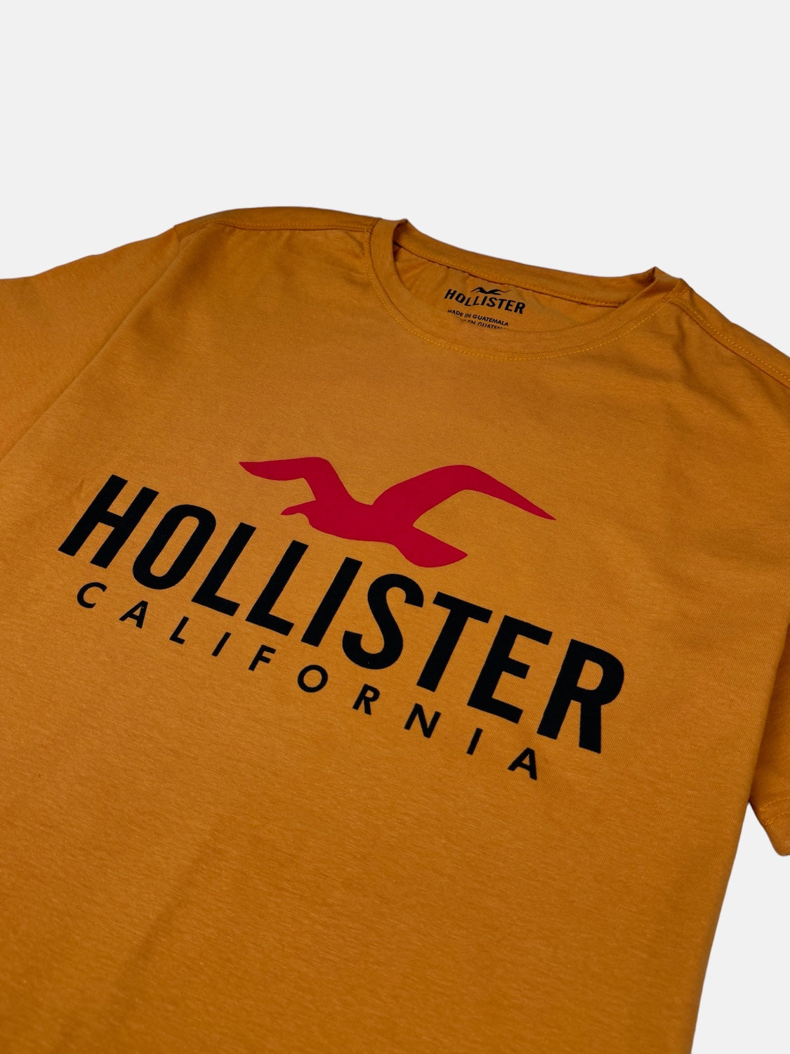 Holister Premium Cotton T-shirt (Mustard)