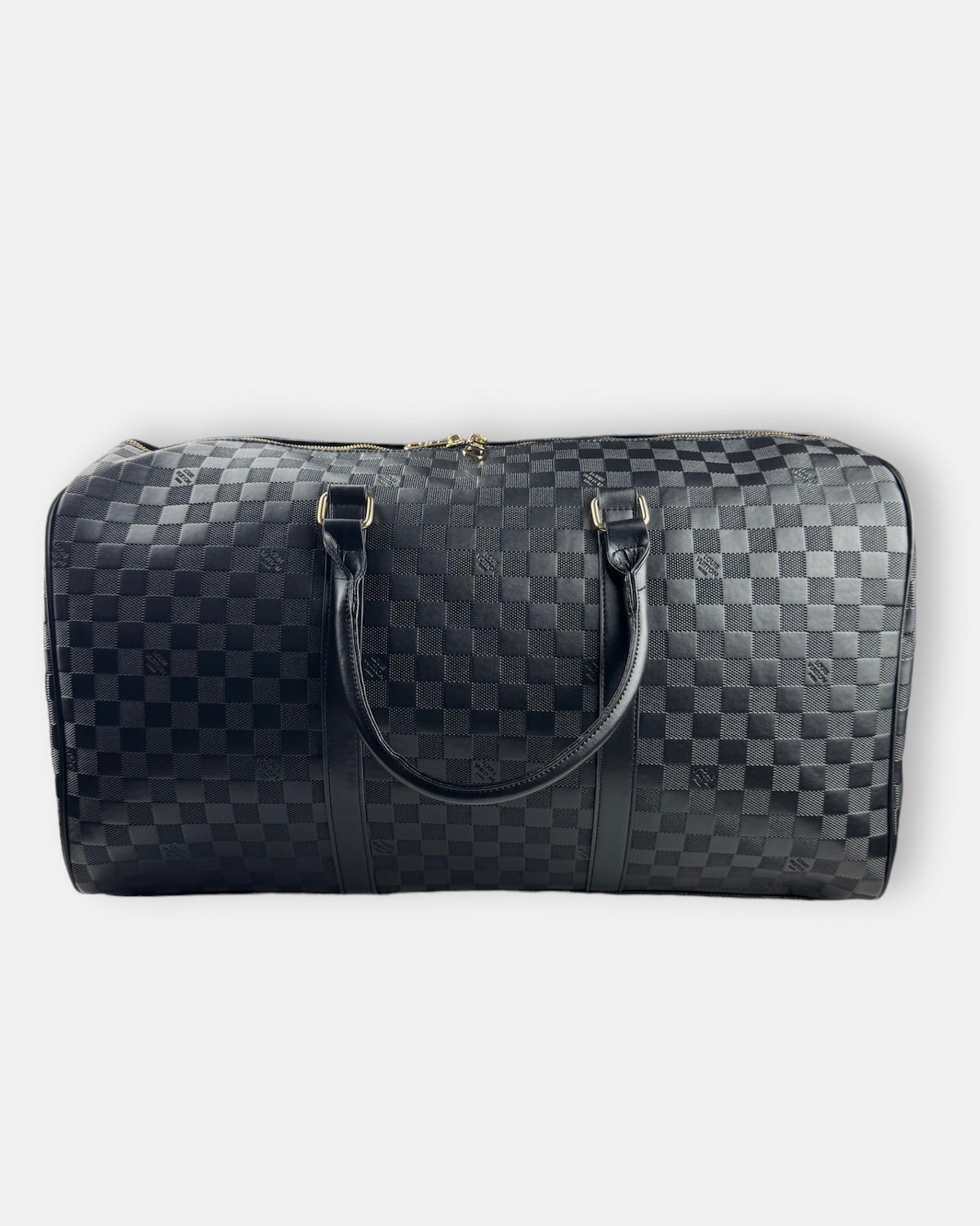 L.V Textured imported Travel Bag (Black)