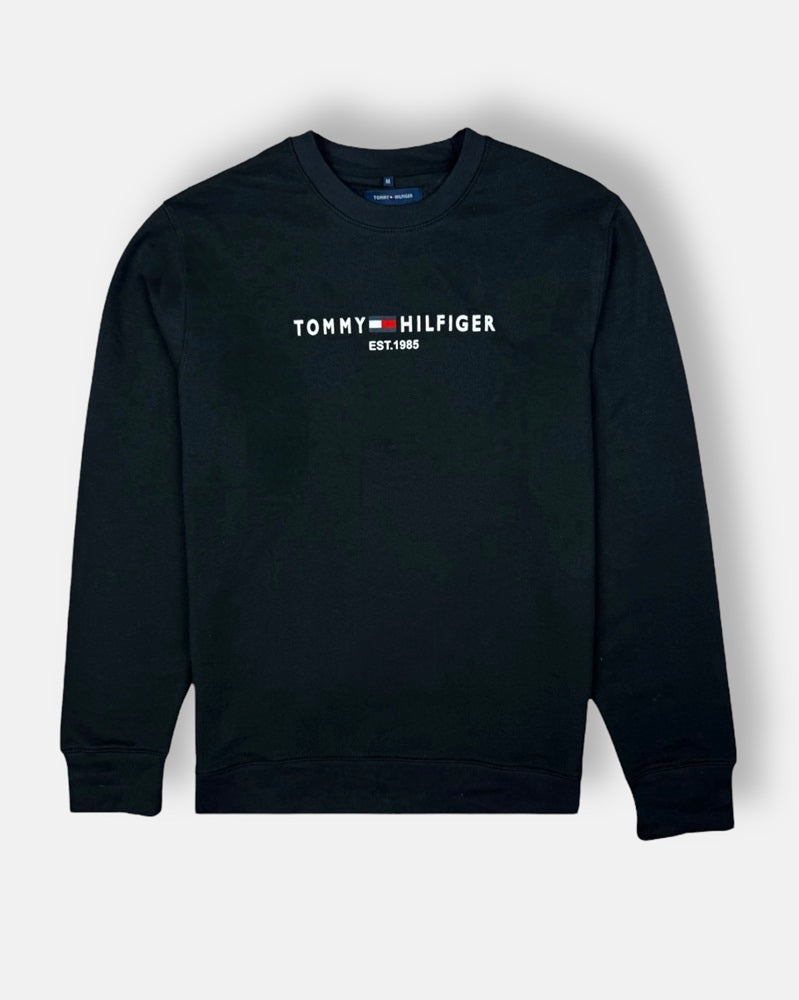 TH Premium Cotton Terry Sweatshirt (Black)