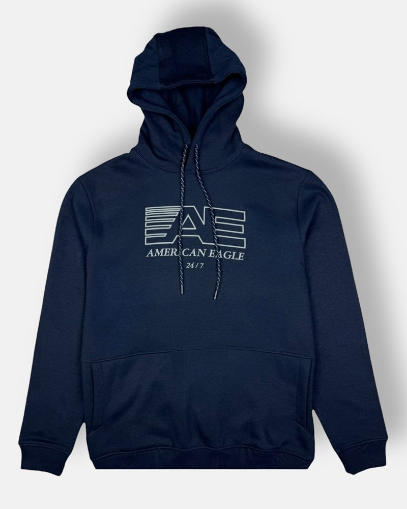 Amrcn Eagle Premium Cotton Fleece Hoddie BL (Navy Blue)