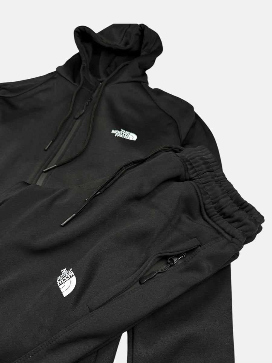 NF Imported Polyester Fleece Tracksuit (Black)
