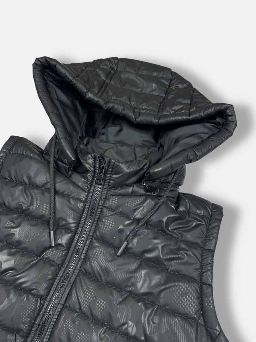 Z.A.R.A Premium Camouflage Puffer Hood Jacket (Black)