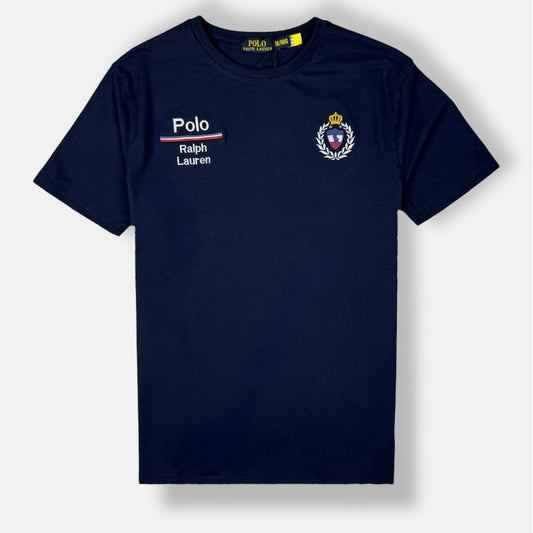 POLO RL PREMIUM COTTON T-SHIRT (NAVY)