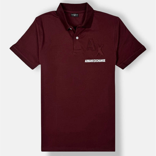 A-X PREMIUM POLO SHIRT (MAROON)