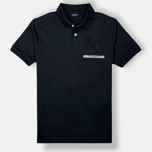 A-X PREMIUM POLO SHIRT (BLACK)