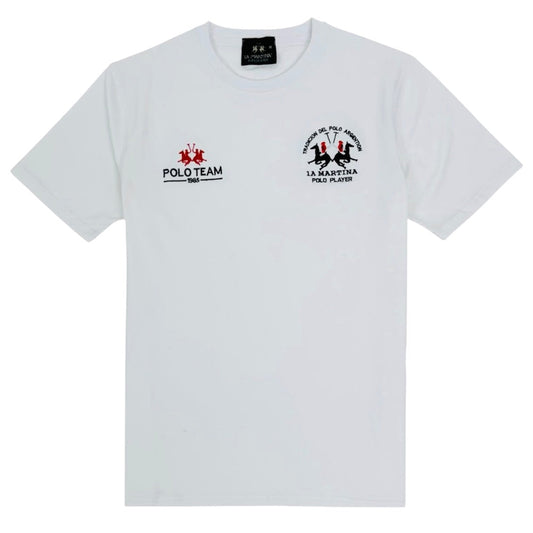 RL PREMIUM LA MRTINA COTTON T-SHIRT (WHITE)
