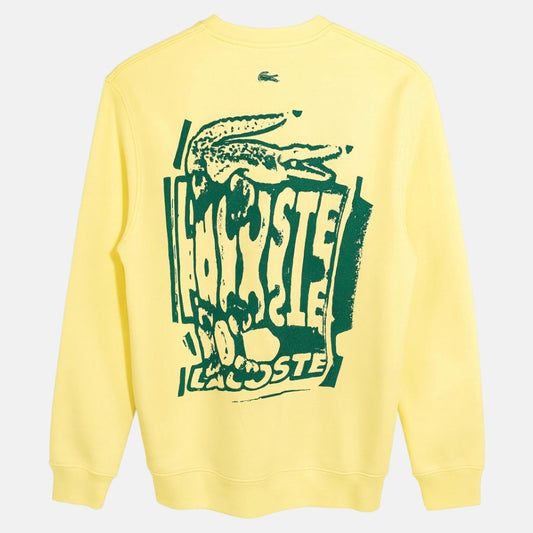 LCSTE PREMIUM COTTON FLEECE GRAPHIC PRINT SWEATSHIRT (LIME)