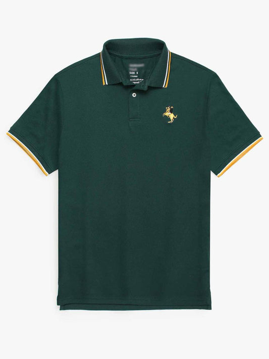 GRDNO Premium Napoleon Small Cow Boy Polo Shirt (Green)