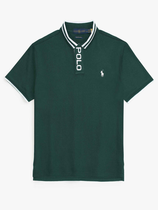 RL Premium Placket Polo Shirt (Green)