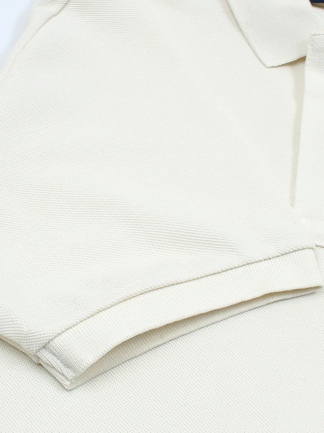 Tommy Premium Self Emb Polo Shirt (Off-White)